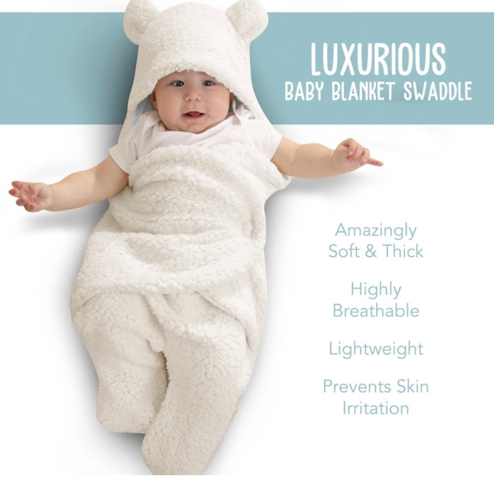 Blue Mello Baby Swaddle Wrap